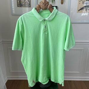 Tommy Bahama Relax Neon Lime Green Golf Polo Shirt XL